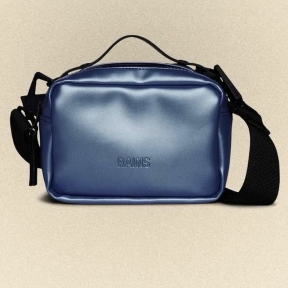 Rains Blue Waterproof Crossbody Bag